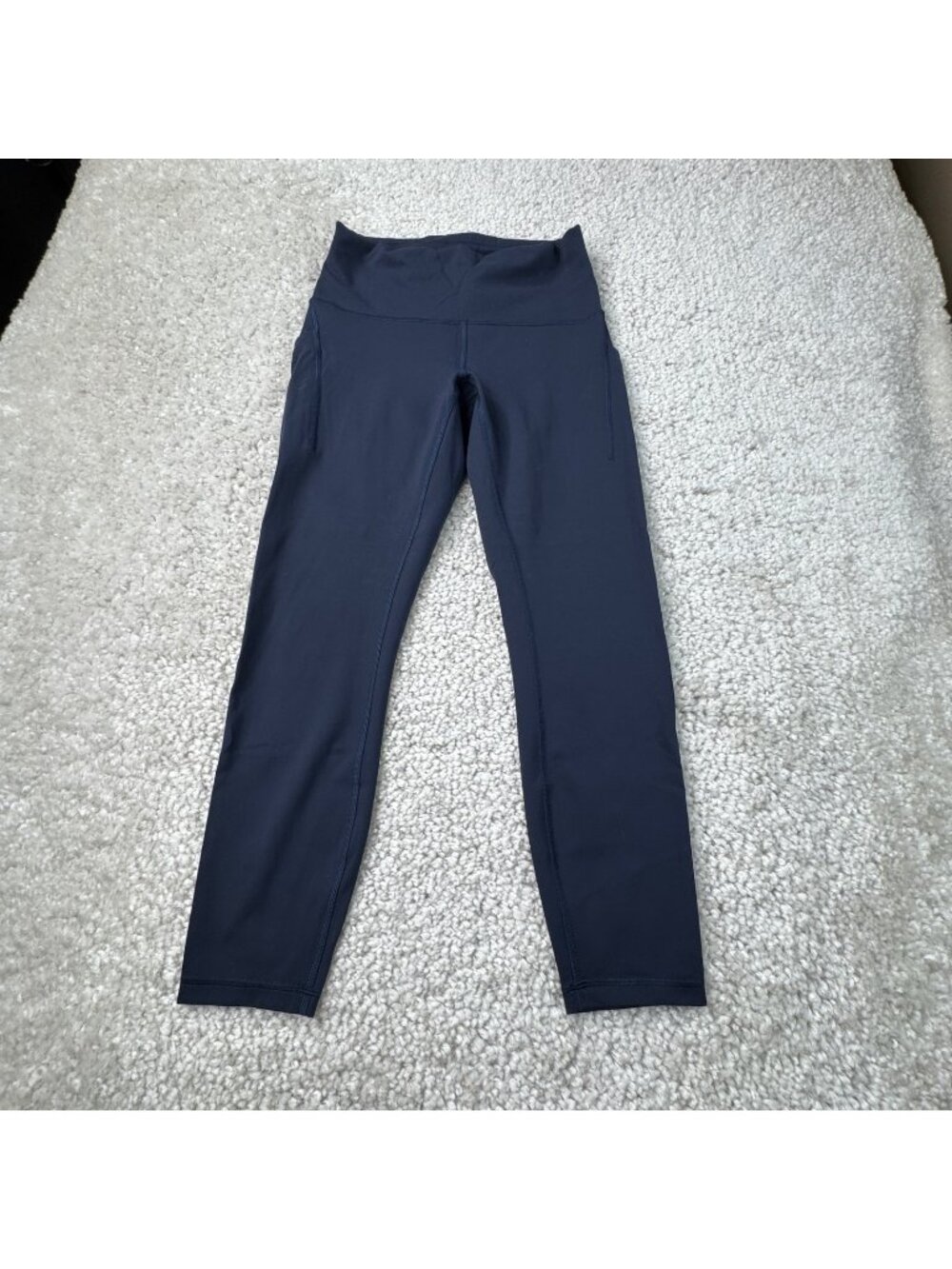 Lululemon Wunder Train Hi Rise Tight Legging Navy Blue Womens 10